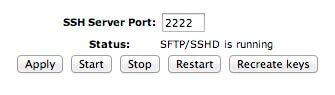 Порт для SSH SnakeOS
