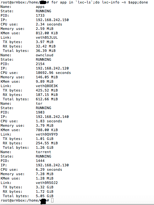 Список контейнеров